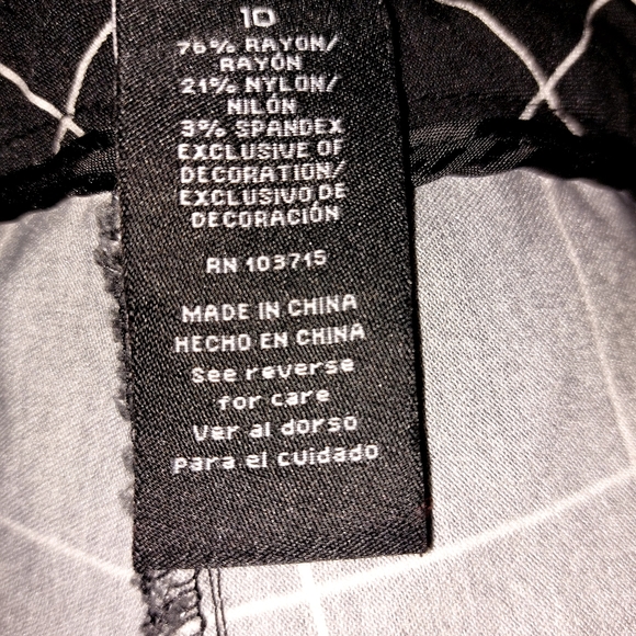 FINAL BLOW OUT! Womens Zac & Rachel grid pants - Picture 9 of 9